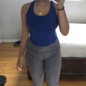 Active crop tank top with built in bra